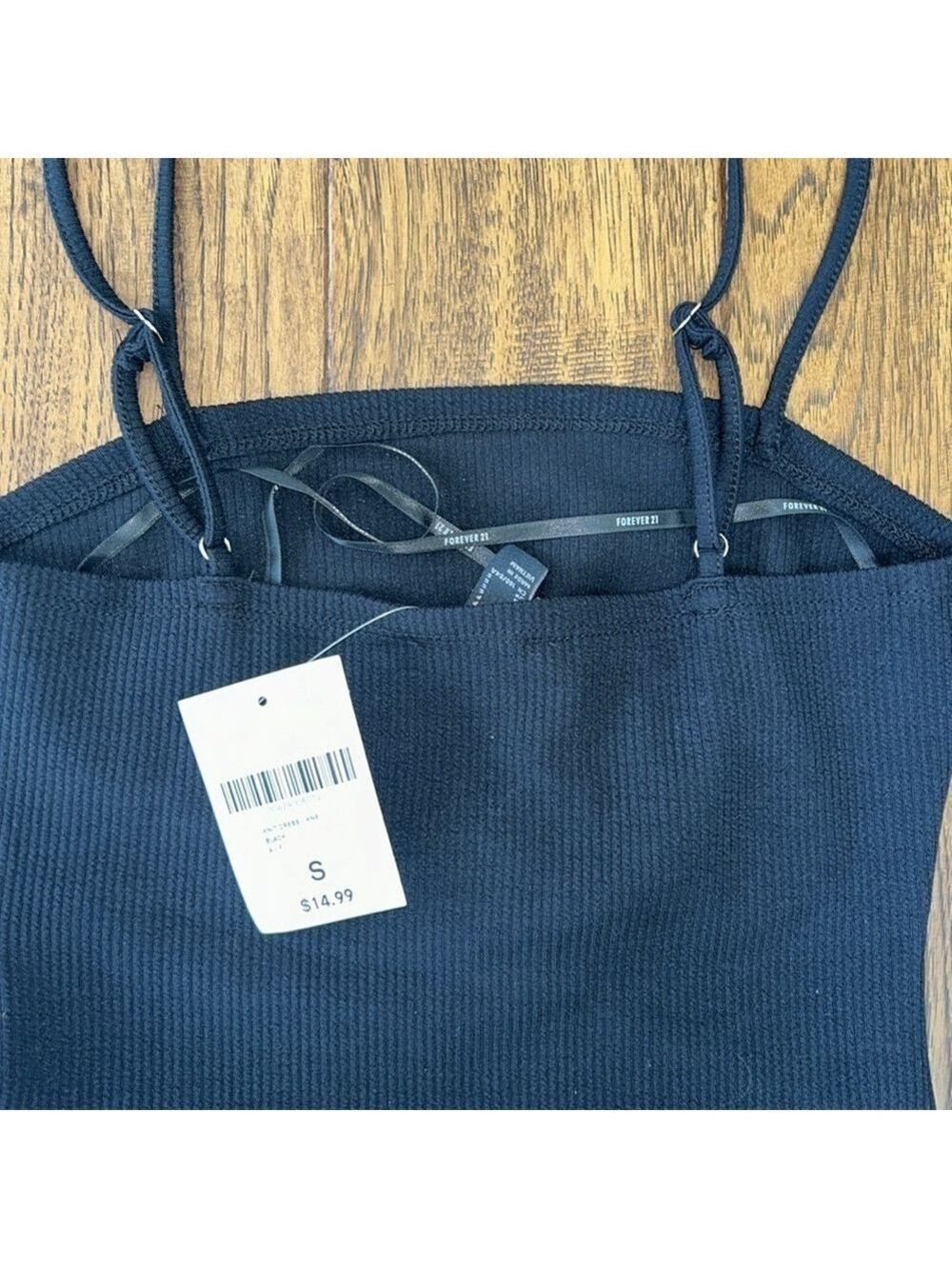 NWT: Forever 21: Black Knit Dress: Size Small - Picture 6 of 7